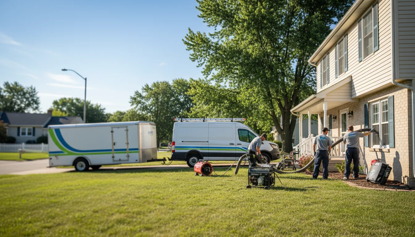 Flooded Basement Restoration And Cleanup With Repair in Sinking Spring, OH near me